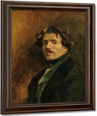 Self Portrait By Ferdinand Victor Eugene Delacroix Fine Art Print