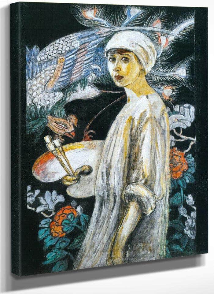 Self Portrait By Florine Stettheimer Fine Art Print