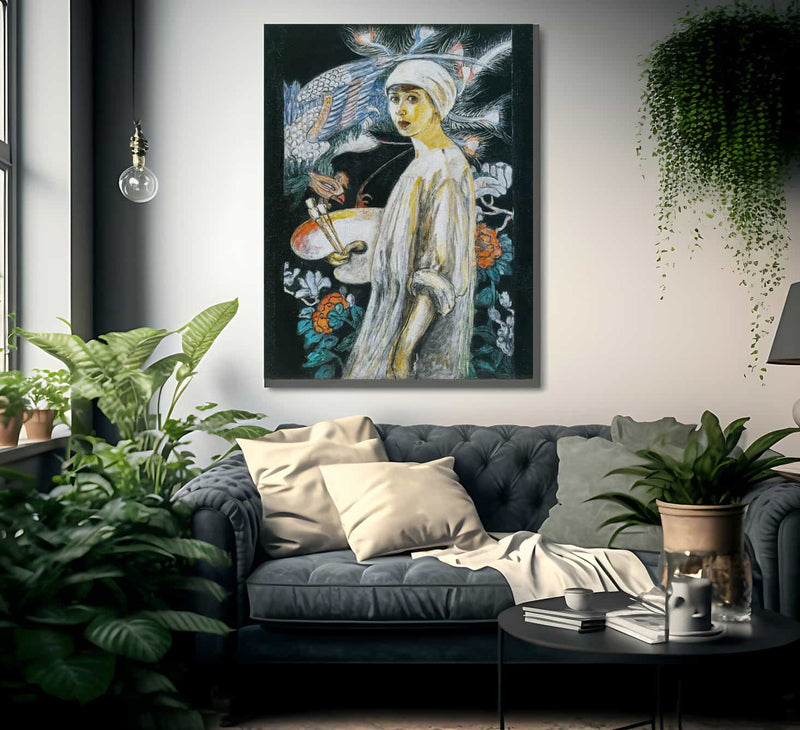 Self Portrait By Florine Stettheimer Fine Art Print