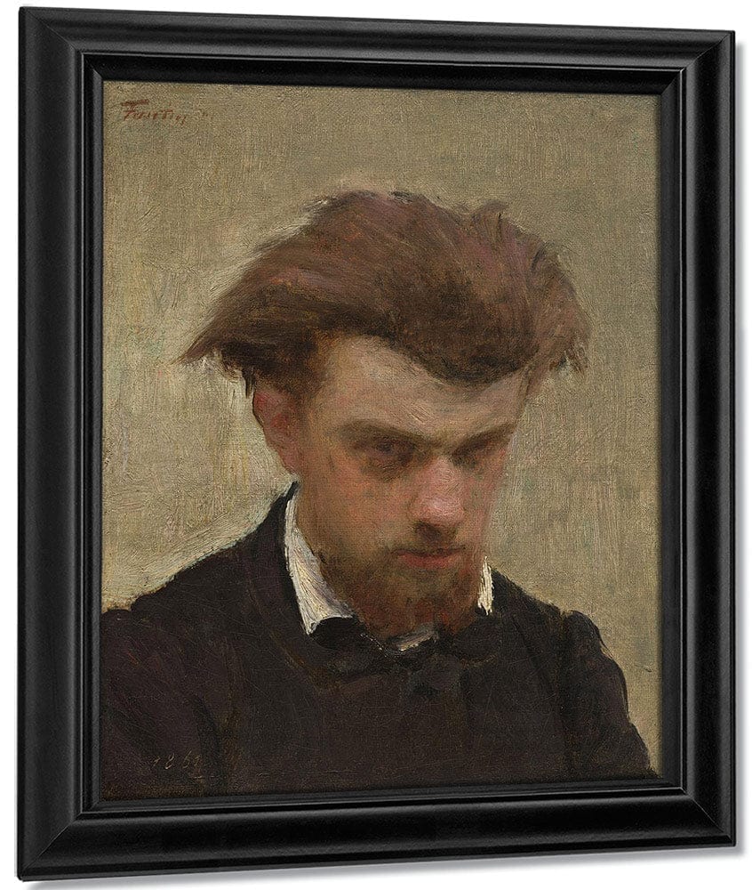 Self Portrait By Henri Fantin Latour Fine Art Print