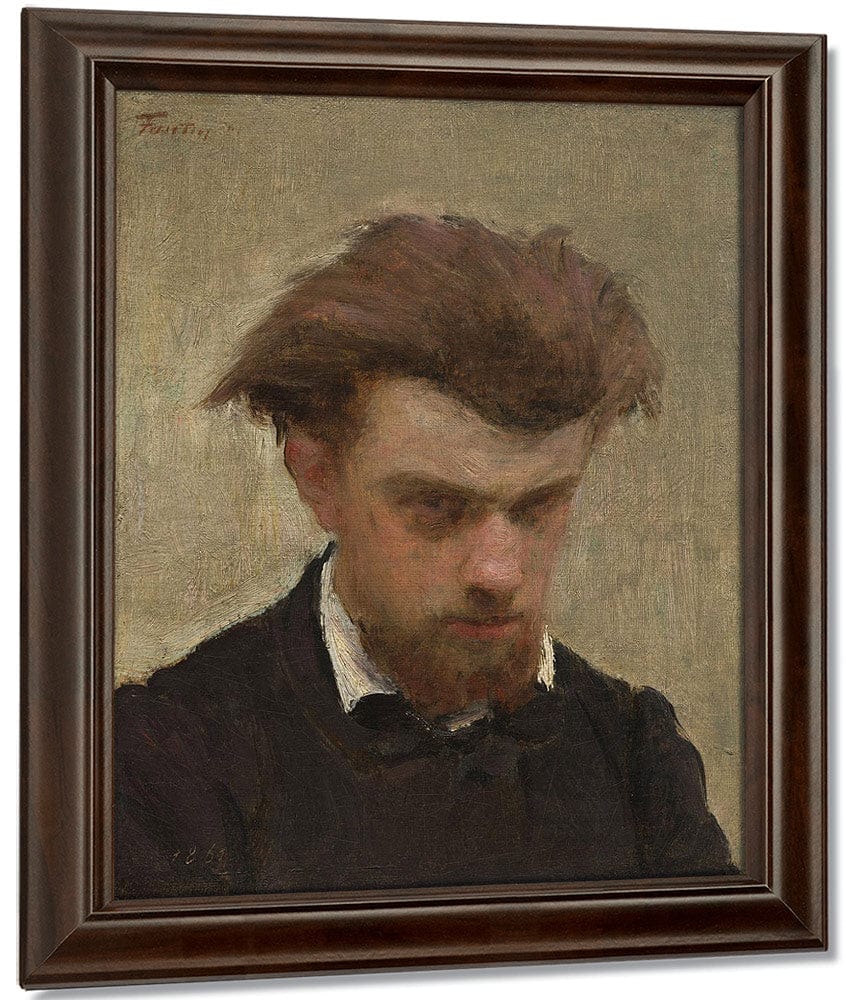 Self Portrait By Henri Fantin Latour Fine Art Print
