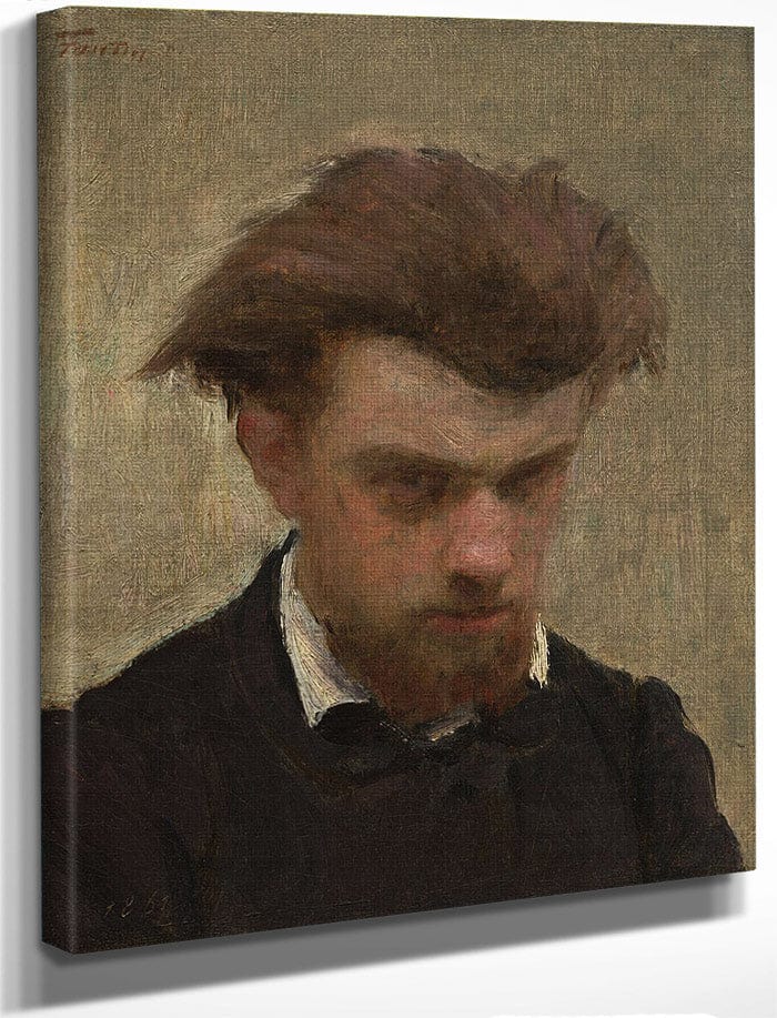 Self Portrait By Henri Fantin Latour Fine Art Print