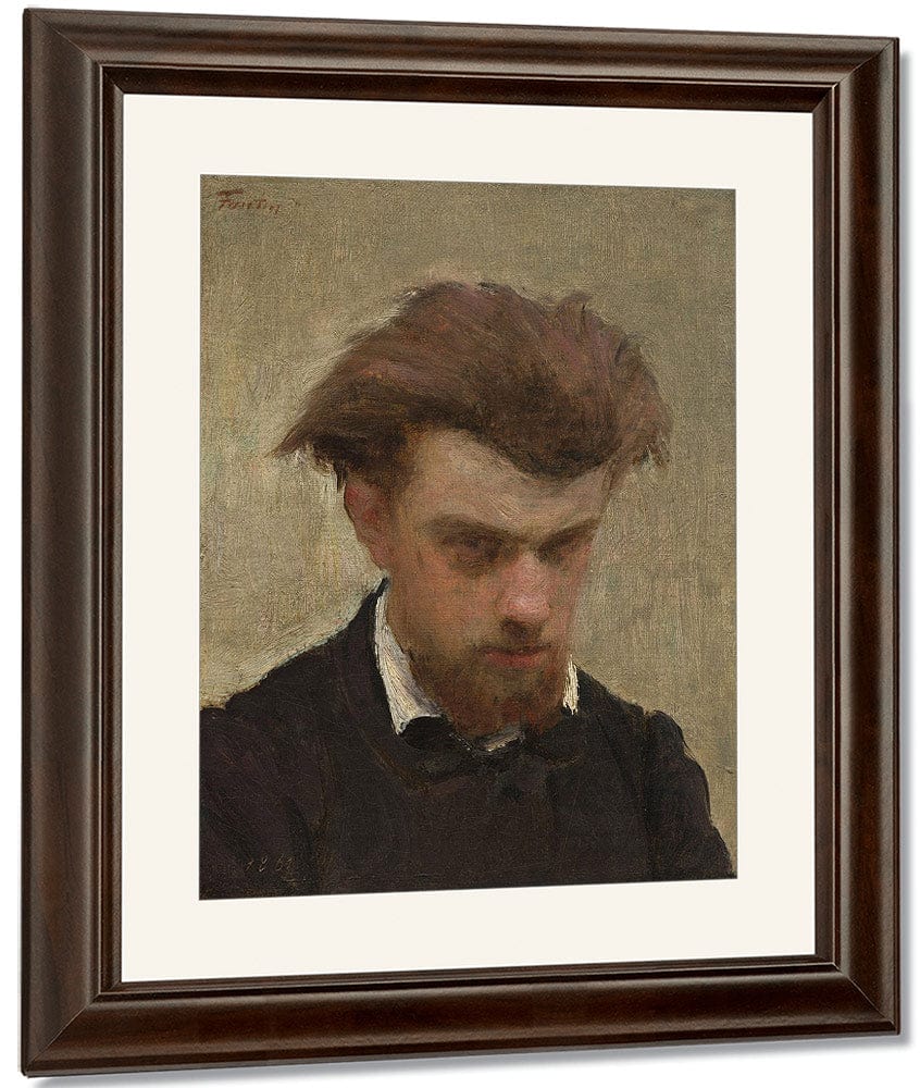 Self Portrait By Henri Fantin Latour Fine Art Print