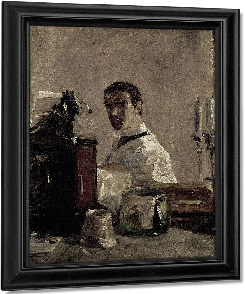 Self Portrait By Henri Marie Raymond De Toulouse Lautrec Monfa Fine Art Print