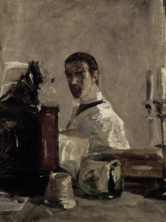 Self Portrait By Henri Marie Raymond De Toulouse Lautrec Monfa Fine Art Print