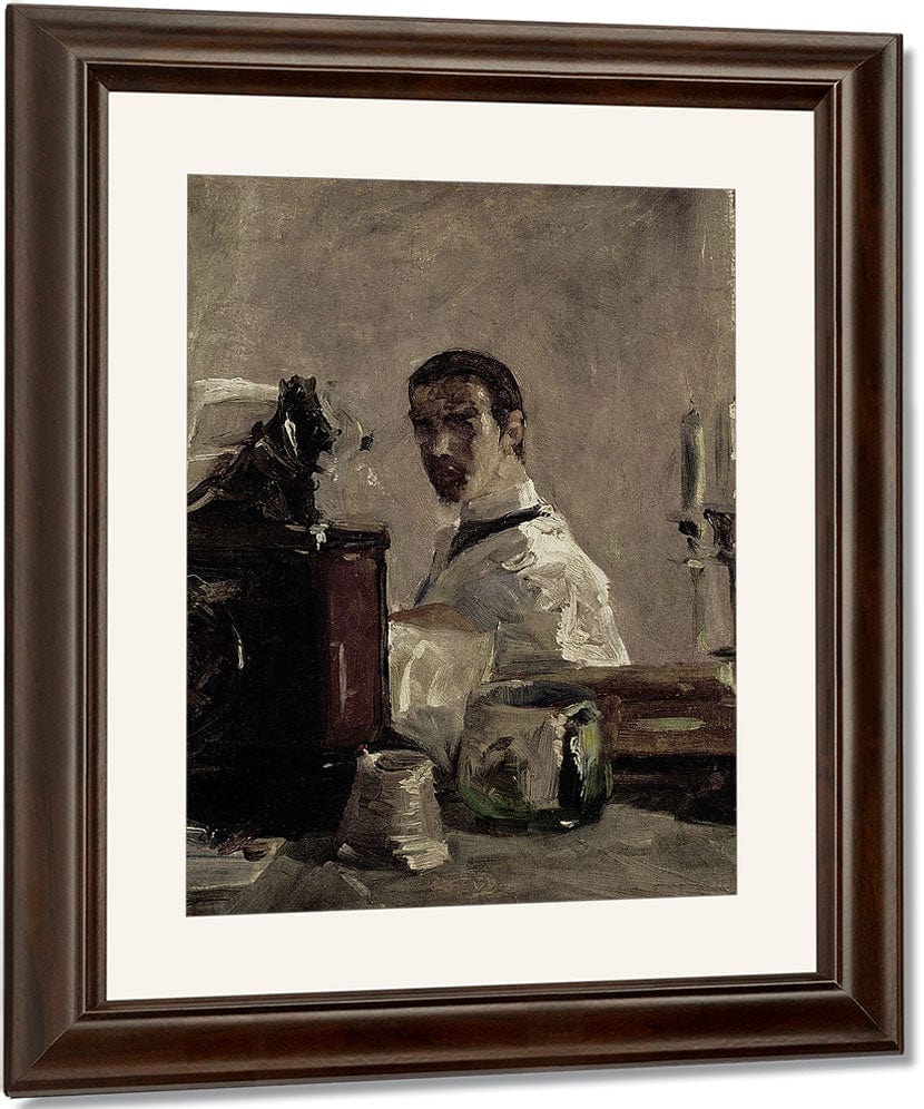 Self Portrait By Henri Marie Raymond De Toulouse Lautrec Monfa Fine Art Print