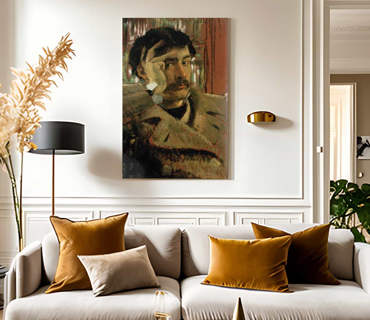 Self Portrait By James Tissot Fine Art Print