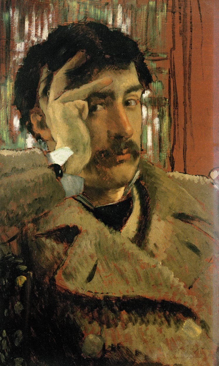 Self Portrait By James Tissot Fine Art Print