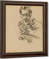 Self Portrait By Marsden Hartley Fine Art Print