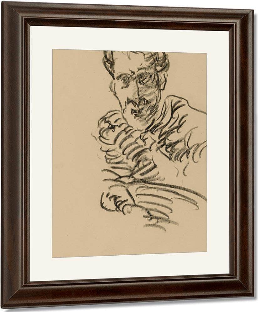 Self Portrait By Marsden Hartley Fine Art Print