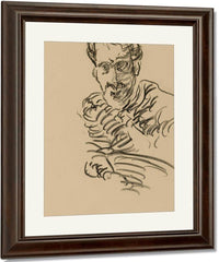 Self Portrait By Marsden Hartley Fine Art Print