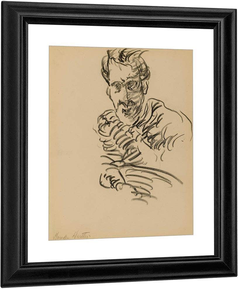 Self Portrait By Marsden Hartley Fine Art Print