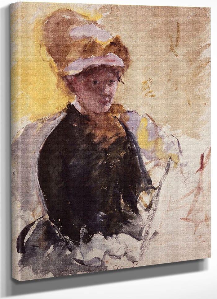 Self Portrait By Mary Cassatt Fine Art Print