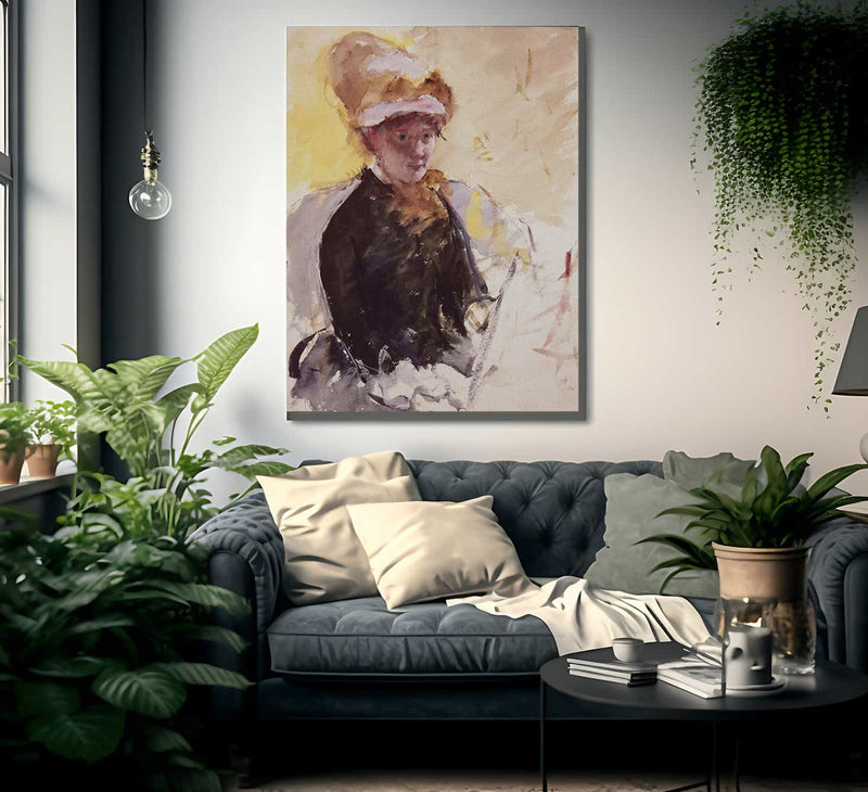 Self Portrait By Mary Cassatt Fine Art Print