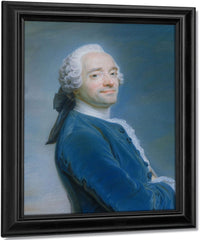 Self Portrait By Maurice Quentin De La Tour Fine Art Print