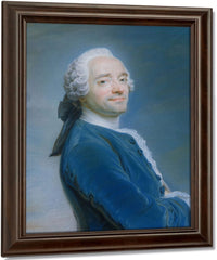 Self Portrait By Maurice Quentin De La Tour Fine Art Print