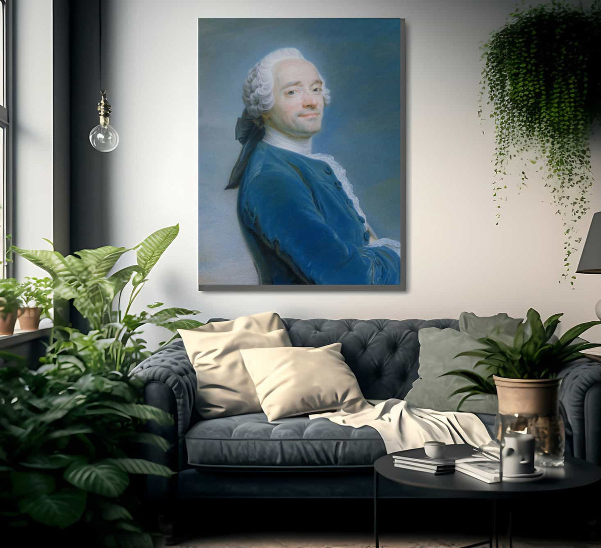 Self Portrait By Maurice Quentin De La Tour Fine Art Print