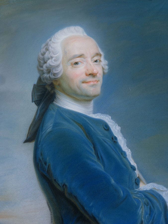 Self Portrait By Maurice Quentin De La Tour Fine Art Print