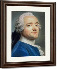 Self Portrait By Maurice Quentin De La Tour Fine Art Print