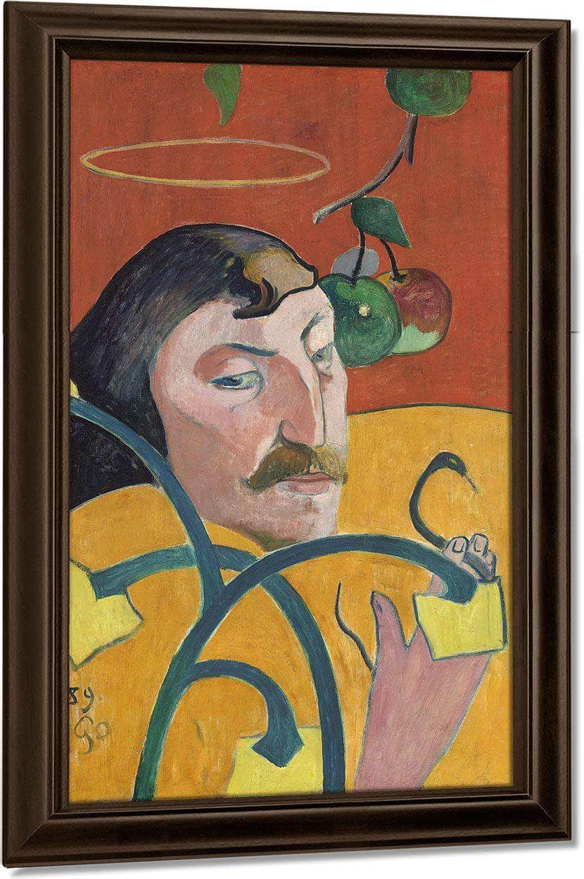 Self Portrait By Paul Gauguin Fine Art Print