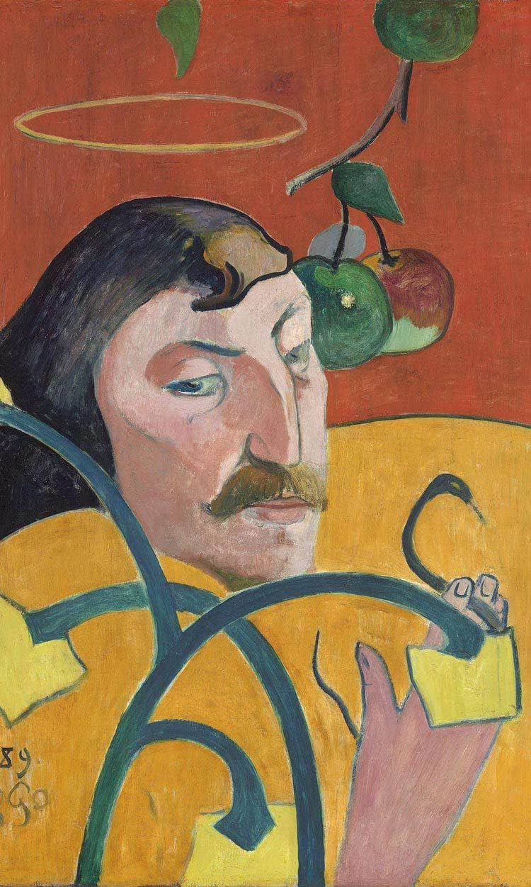 Self Portrait By Paul Gauguin Fine Art Print