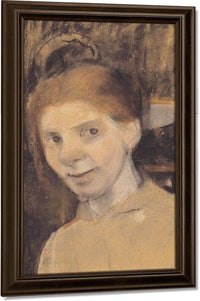 Self Portrait By Paula Modersohn Becker Fine Art Print