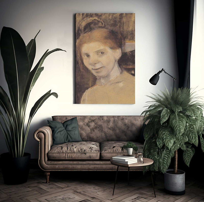Self Portrait By Paula Modersohn Becker Fine Art Print