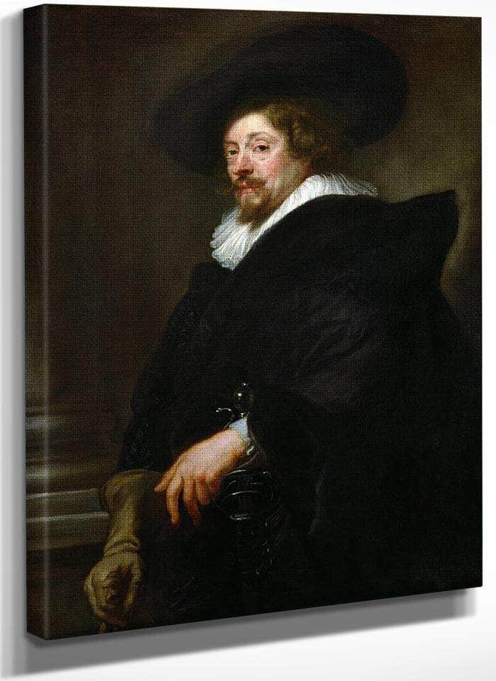 Self Portrait By Peter Paul Rubens Fine Art Print