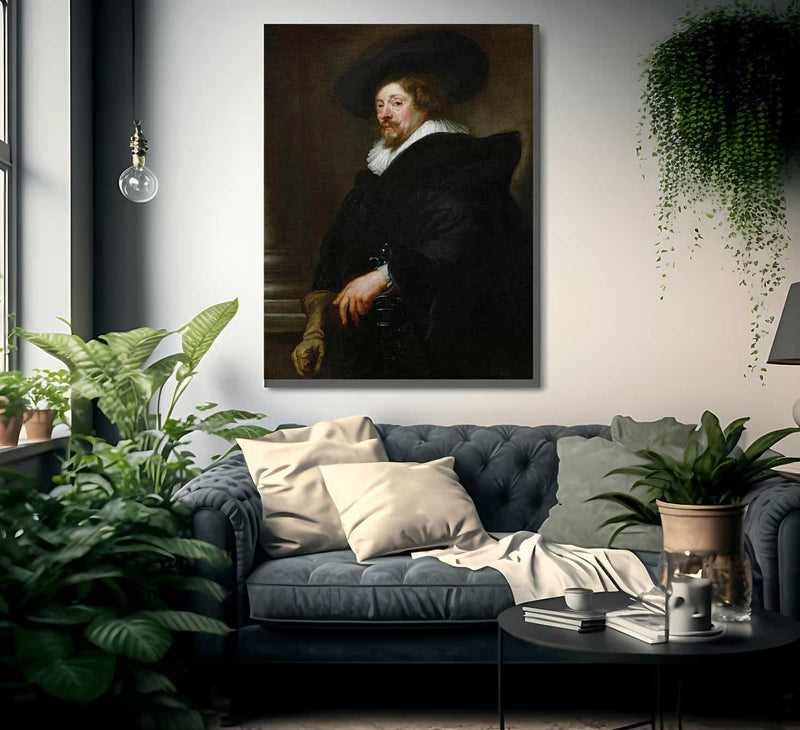 Self Portrait By Peter Paul Rubens Fine Art Print