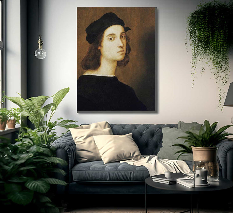 Self Portrait By Raphael Fine Art Print
