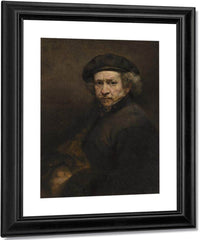 Self Portrait By Rembrandt Fine Art Print