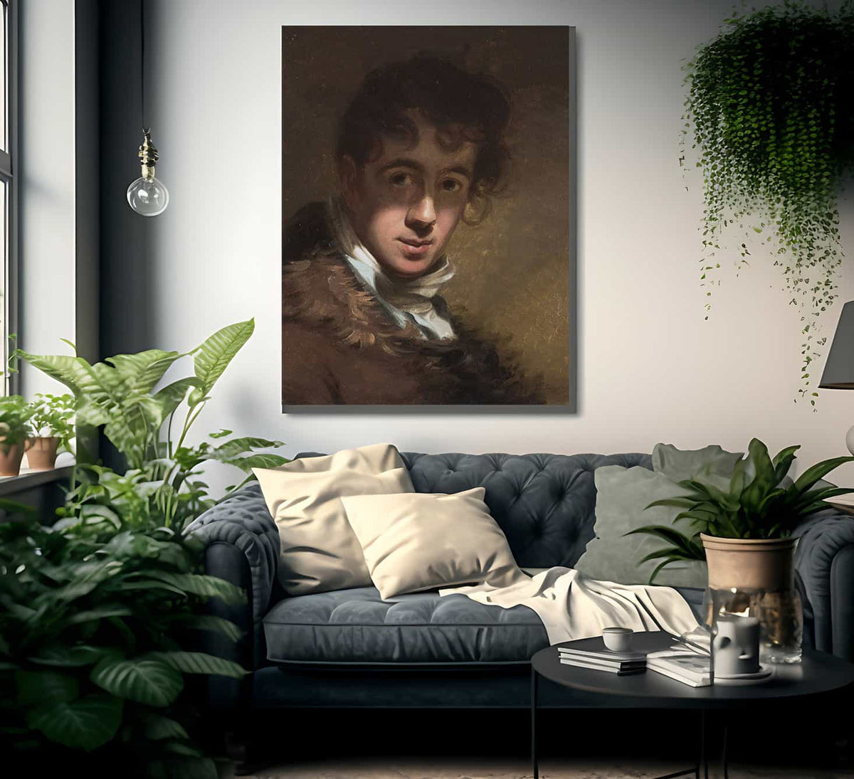 Self Portrait By Thomas Sully Fine Art Print