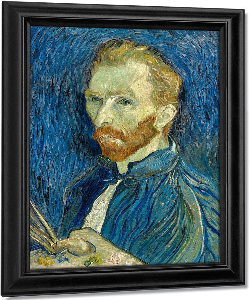 Self Portrait By Vincent Van Gogh Fine Art Print