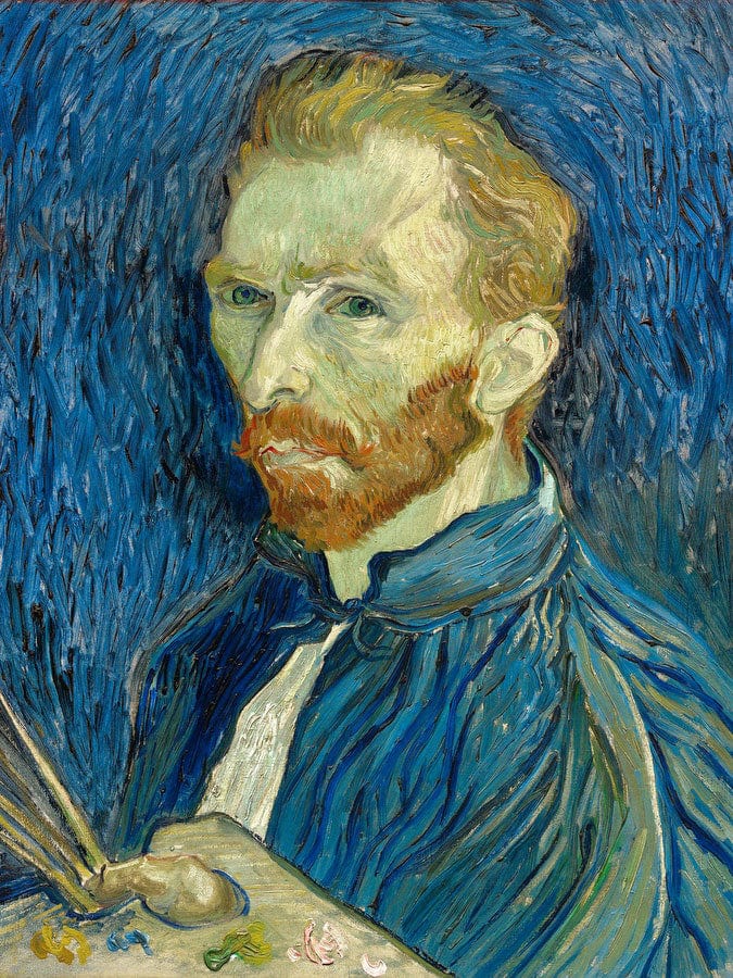 Self Portrait By Vincent Van Gogh Fine Art Print
