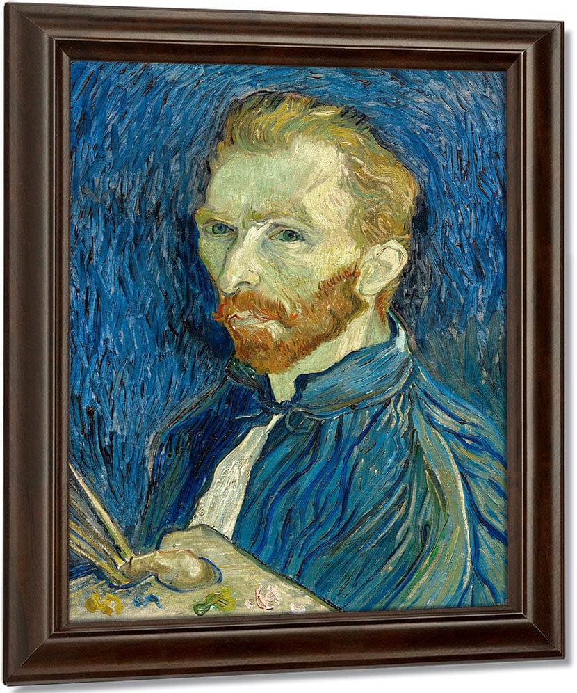 Self Portrait By Vincent Van Gogh Fine Art Print