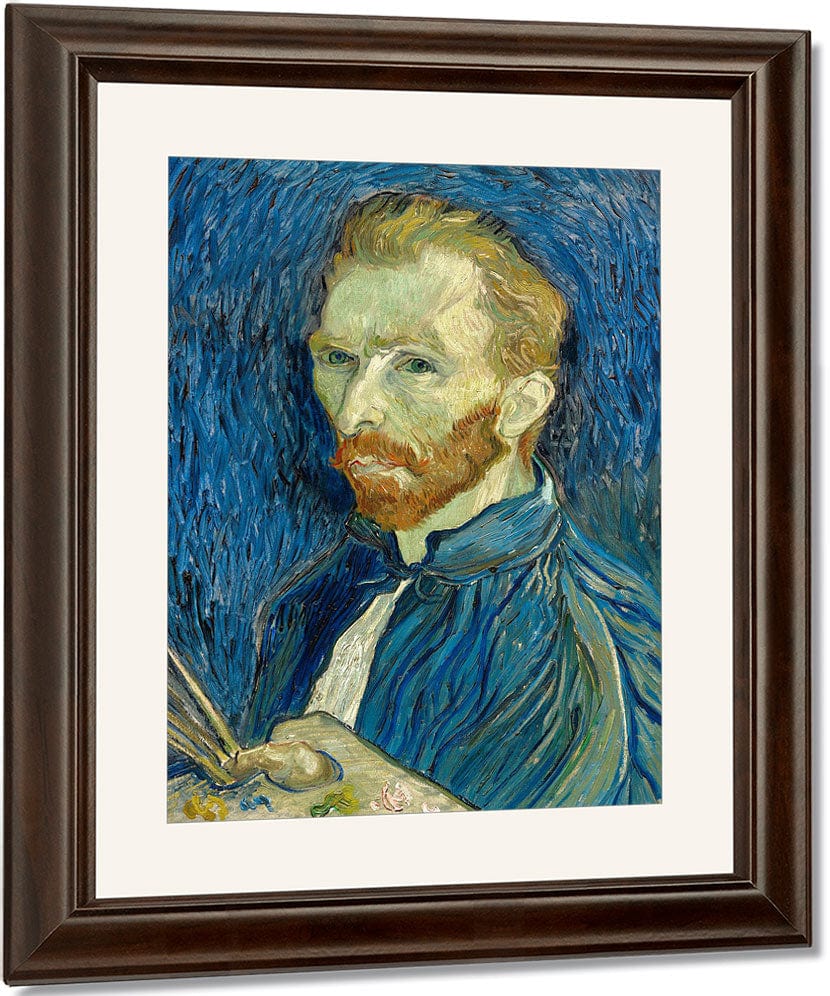 Self Portrait By Vincent Van Gogh Fine Art Print
