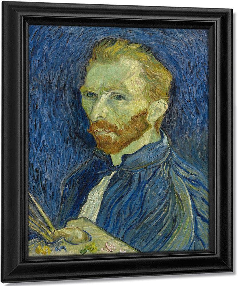 Self Portrait By Vincent Van Gogha Fine Art Print