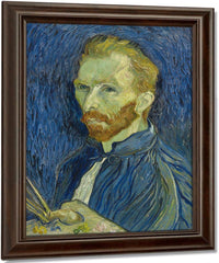 Self Portrait By Vincent Van Gogha Fine Art Print