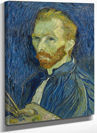 Self Portrait By Vincent Van Gogha Fine Art Print