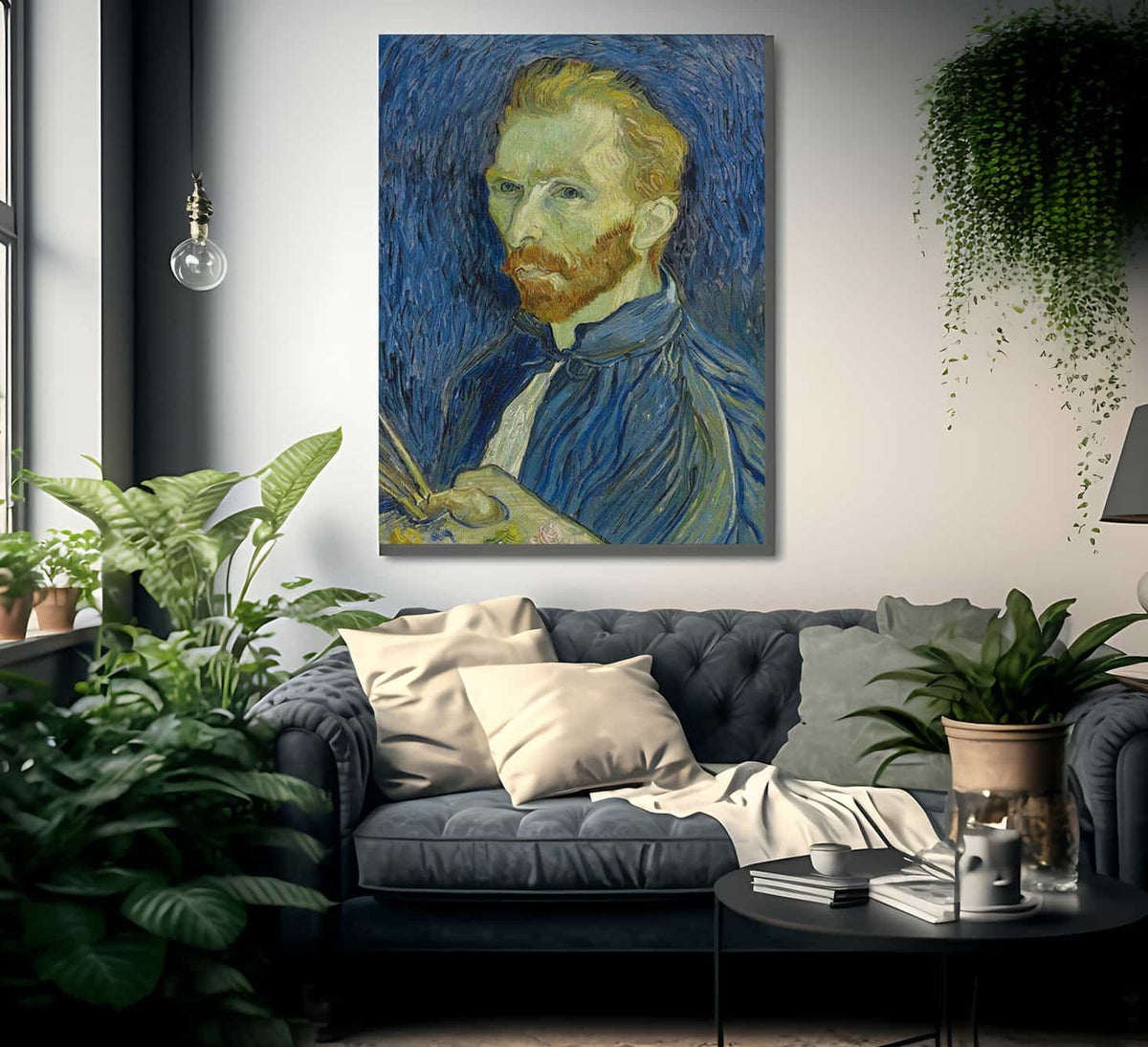 Self Portrait By Vincent Van Gogha Fine Art Print