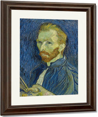 Self Portrait By Vincent Van Gogha Fine Art Print