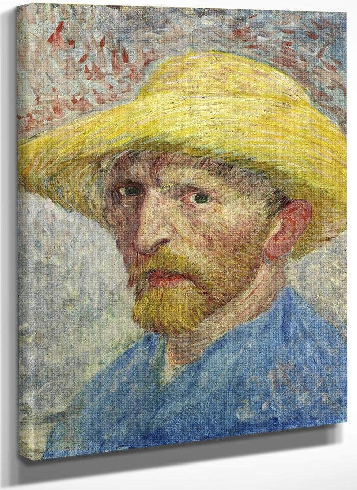 Self Portrait By Vincent Van Goghb Fine Art Print