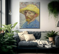 Self Portrait By Vincent Van Goghb Fine Art Print