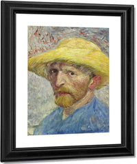 Self Portrait By Vincent Van Goghb Fine Art Print