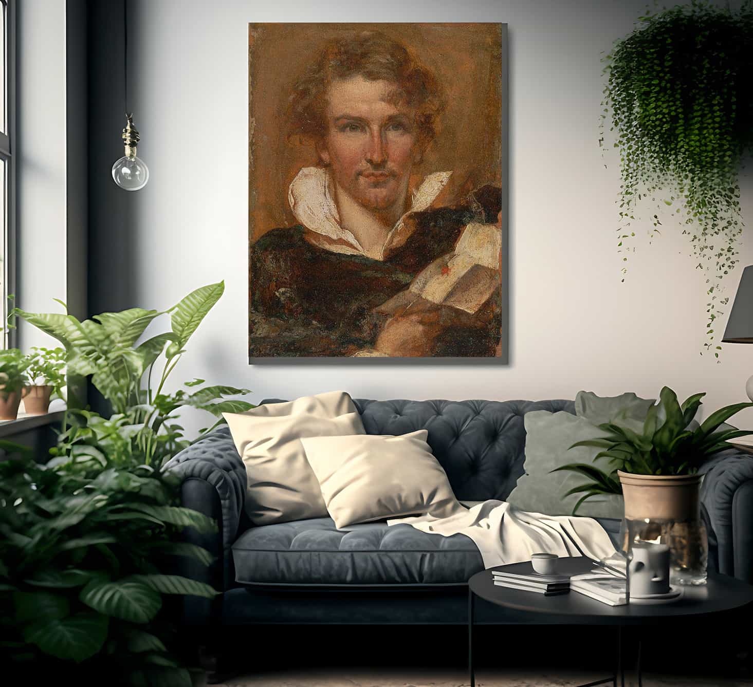 Self Portrait By William Etty Fine Art Print