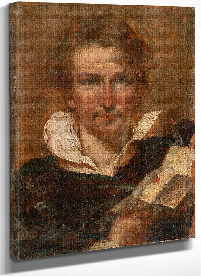 Self Portrait By William Etty Fine Art Print