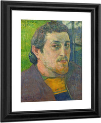 Self Portrait Dedicated To Carriere By Paul Gauguin Fine Art Print