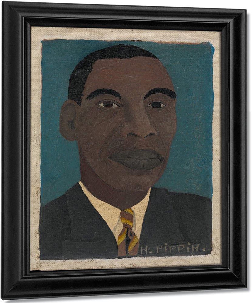 Self Portrait Ii By Horace Pippin Fine Art Print