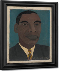 Self Portrait Ii By Horace Pippin Fine Art Print