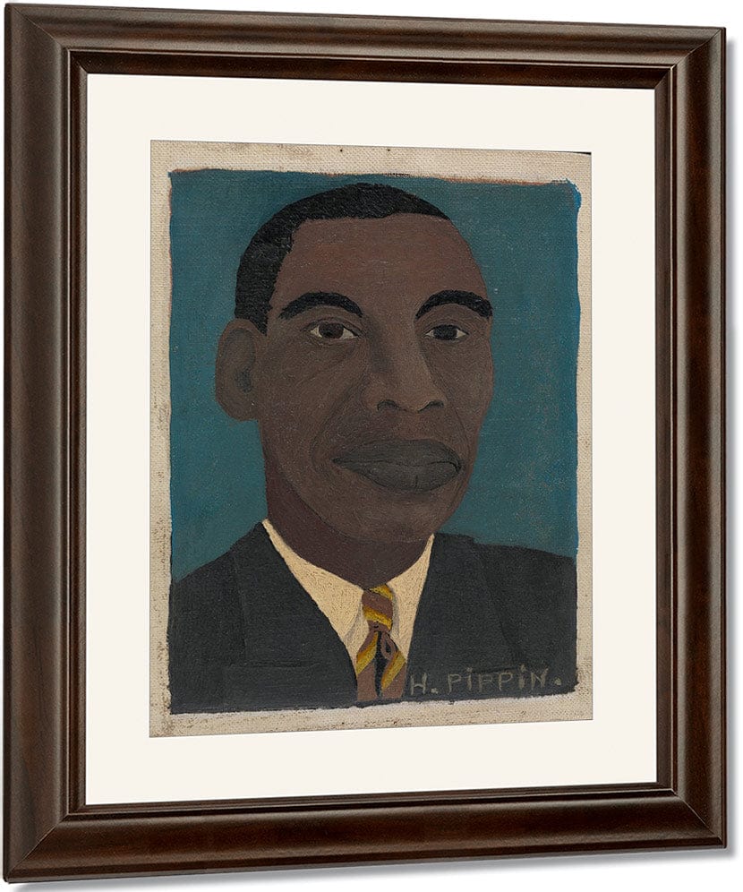 Self Portrait Ii By Horace Pippin Fine Art Print